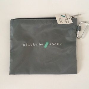 Sticky Be Socks zippered bag